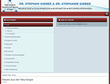 Tablet Screenshot of neurologie-dillingen.de